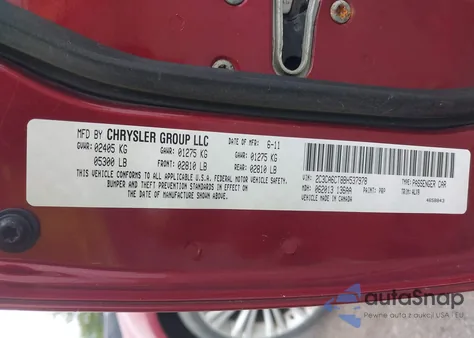 2011 Chrysler 300C from USA, damaged, VIN 2C3CA6CT8BH537978